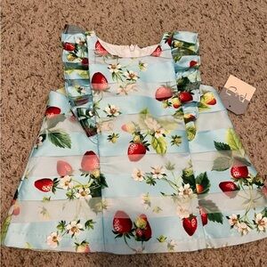 Pippa + Julie strawberry dress 18 months